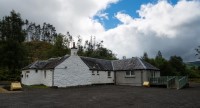 car park at cottage